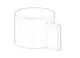 DORNBRACHT-Griff-fuer-Brausegarnitur-ERSATZTEILE-092098003-D-31-x-25-mm-Platin-092098003-08 gallery number 1